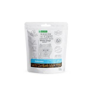 Ласощі з протеїном комах і рисом для дорослих собак усіх порід Nature's Protection Superior Care White Dogs Endurance, 150г