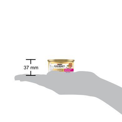 Вологий корм GOURMET Gold для кошенят, паштет, з телятиною, 85 г