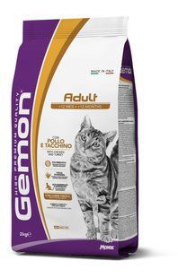 Сухий корм для котів Gemon Cat Adult курка з індичкою 2 кг
