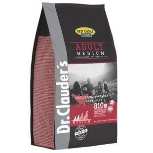 Сухий корм для дорослих собак малих та середніх порід Dr.Clauder's Best Choice Adult Medium 350 г
