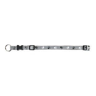 Нашийник Trixie Silver Reflect для собак, світловідбиваючий, XS-S: 22-35 см/15 мм, сірий