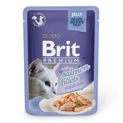 Brit Premium Cat Salmon Fillets in Gravy pouch 85г арт.111242/518487