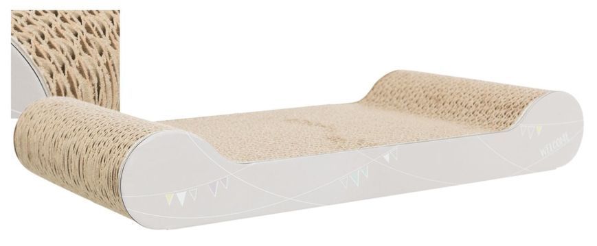 Дряпки для котів Дряпки для котів Дряпка Trixie Junior для кошенят, картон, 38х6х18 см (світло-сіра)