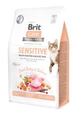 Brit Care Cat Grain Free Sensitive Digestion & Delicate Taste Turkey & Salmon 400 г арт.171283