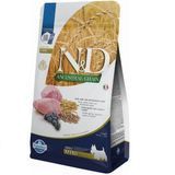 сухий корм Farmina N&D, для собак дрібних порід, ягня з чорницею, 800 г