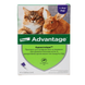 Краплі від бліх і кліщів Elanco Advantage 80 для котів понад 4 кг, пакунок 4 піпетки