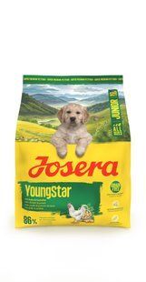 Сухий корм для собак Josera YoungStar Junior All Sizes Корм для вирощування з м&rsquo;ясом птиці та картоплею 900 г