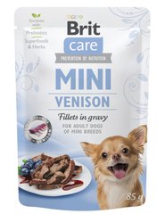 Brit Care Dog Mini Venison Fillets In Gravy pouch 85г арт.100220/4456