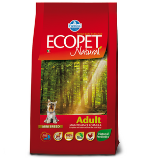 Сухий корм Farmina Ecopet Natural Adult Mini для дорослих собак дрібних порід, з куркою, 2.5 кг