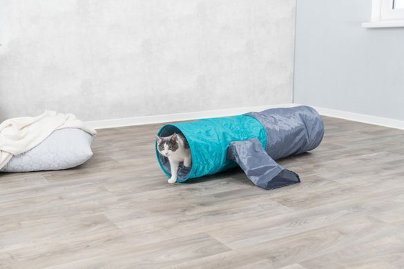 Лежанки Лежанки, будиночки, тунелі Тунель Trixie для котів ігровий, текстиль, 30х115 см