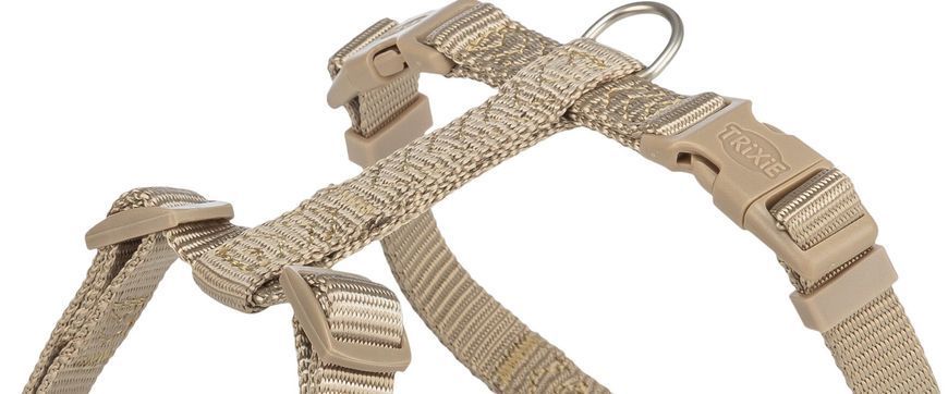Амуніція для собак Амуніція для собак Шлея Trixie Premium H-harness для собак L 60&ndash;87 см 25 мм пісочна