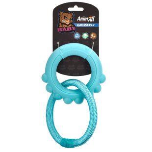 Іграшки для собак AnimAll GrizZzly Baby АнімАлл Грізлі Бейбі Іграшка для собак Восьминіг з канатом, 13,5х12,8х2,6 см