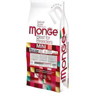 Сухий корм для дорослих собак маленьких порід Monge Dog Mini Adult курка з рисом 15 кг