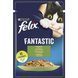 Вологий корм FELIX Fantastic для дорослих котів, шматочки в желе, з кролик, 85 г