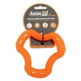 Іграшка AnimAll Fun кільце 6 сторін для собак, помаранчеве, 12 см