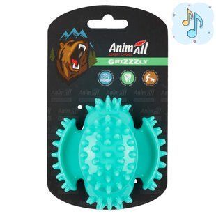 Іграшки для собак AnimAll GrizZzly АнімАлл Грізлі Іграшка для собак багатофункціональний м'яч, 9,3 см, м'ятний