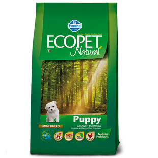 Сухий корм Farmina Ecopet Natural Puppy Mini для цуценят дрібних порід, з куркою, 2,5 кг