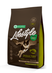 Сухий беззерновий корм з птицею для дорослих собак всіх порід Lifestyle Grain Free Poultry Adult All Breeds 1.5кг