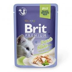 Brit Premium Cat Trout Fillets in Jelly pouch 85г арт.111243/518494