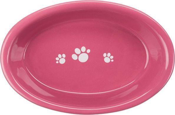 Миска Trixie для котів, овальна, керамічна, 15х10 см, 200 мл