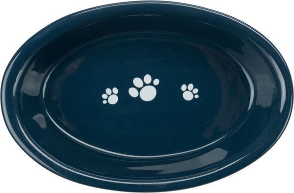 Миска Trixie для котів, овальна, керамічна, 15х10 см, 200 мл