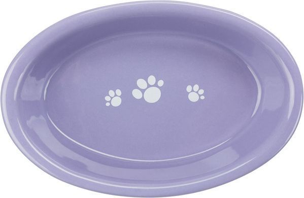 Миска Trixie для котів, овальна, керамічна, 15х10 см, 200 мл