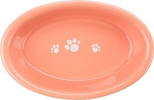 Миска Trixie для котів, овальна, керамічна, 15х10 см, 200 мл