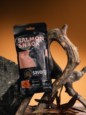 Ласощі для котів Хрумкі ласощі Savory Snack Подушечки для вибагливих котів, з лосось, 60 г