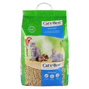 Наповнювач Cats Best Cat&rsquo;s Best Universal для домашніх тварин, деревний, 20 л/11 кг