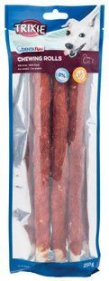 Ласощі Trixie Denta Fun Chewing Rolls для собак Паличка для чищення зубів з качкою 28 см 250 г 3 шт