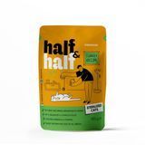 Корм вологий Half&Half для стерилізованих котів, шматочки з індичкою в желе у формі пауча, 100 г