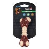 Іграшки для собак AnimAll GrizZzly АнімАлл Грізлі Іграшка для собак кісточка з ароматом м'яса M, 13,5 см, коричнева