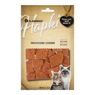 Ласощі Flamingo снеки з м&rsquo;ясом лосося та тріски для котів, 50 г