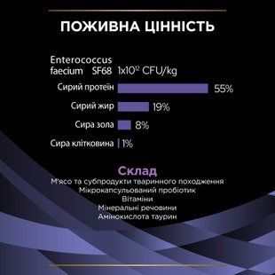Вітаміни та добавки для котів Пробіотик PRO PLAN FortiFlora для дорослих котів та кошенят для підтримання нормальної міклофлори шлунково-кишкового тракту, 30х1 г