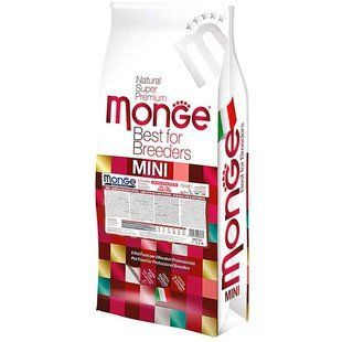 Сухий корм для дорослих собак маленьких порід Monge Dog Mini Adult ягня, рис та картопля 15 кг