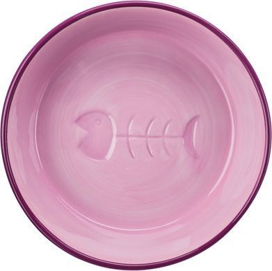 Миска Trixie для котів, плоска, керамічна, 13 см, 200 л