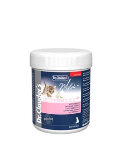 Замінник материнського молока для кошенят, годуючих кішок, старих та ослаблених тварин Dr.Clauder's Pro Life Kitten Milk Plus , 200 г