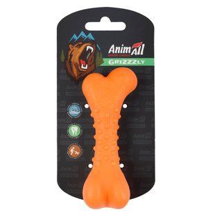 Іграшки для собак AnimAll GrizZzly АнімАлл Грізлі Іграшка для собак кісточка, 11&times;4,7 см, помаранчевий