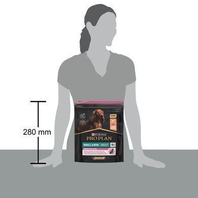 Сухий корм PRO PLAN Small&Mini Adult 1+ Sensitive Skin для дорослих собак дрібних порід, з чутливою шкірою, з лосось, 700 г