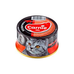 Вологий корм для дорослих котів Carnie м'ясний паштет з яловичиною 90 г