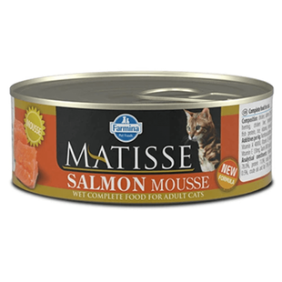 Вологий корм Farmina Matisse Cat Mousse Salmon для дорослих котів, з лосось, 85 г
