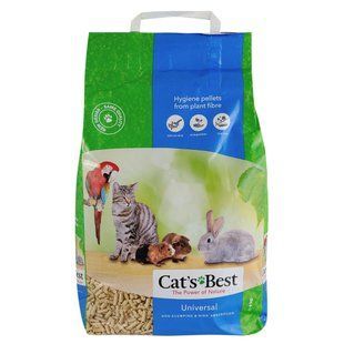 Наповнювач Cats Best Cat&rsquo;s Best Universal для домашніх тварин, деревний, 7 л/4 кг