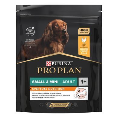 Сухий корм PRO PLAN Small&Mini Adult 1+ Everyday Nutrion для дорослих собак дрібних порід, з куркою, 700 г