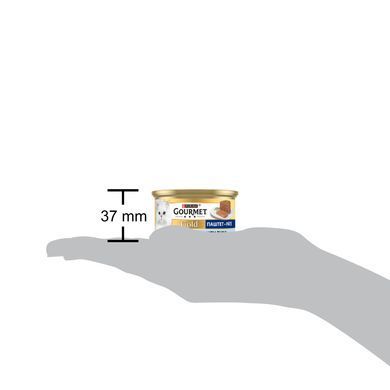 Вологий корм GOURMET Gold для дорослих котів, паштет, з тунцем, 85 г