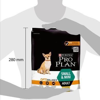 Сухий корм PRO PLAN Small&Mini Adult 1+ Everyday Nutrion для дорослих собак дрібних порід, з куркою, 700 г