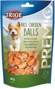 Ласощі Trixie Premio Rice Chicken Balls для собак курячі кульки з рисом 80 г