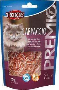 Ласощі Trixie Premio Carpaccio для котів з качкою та рибою 20 г