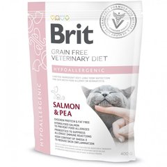 Brit VetDiets Cat Grain Free Hypoallergenic Salmon & Pea 400г арт.170961/528387