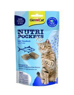 Ласощі для котів GimCat Nutri Pockets Fish Тунець 60 г