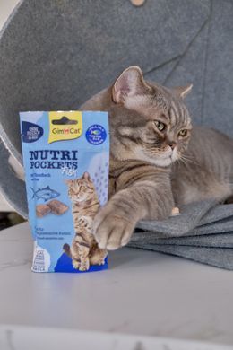 Ласощі для котів GimCat Nutri Pockets Fish Тунець 60 г